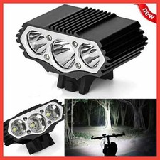 Luce anteriore per bici a led ricaricabile bicicletta faro fanale bike mtb nera