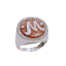 Anello chevalier Argento