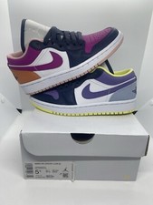 Nike Air Jordan 1 basse viola magenta (donna) taglia 5,5 W / 4 M (DJ4342-400)