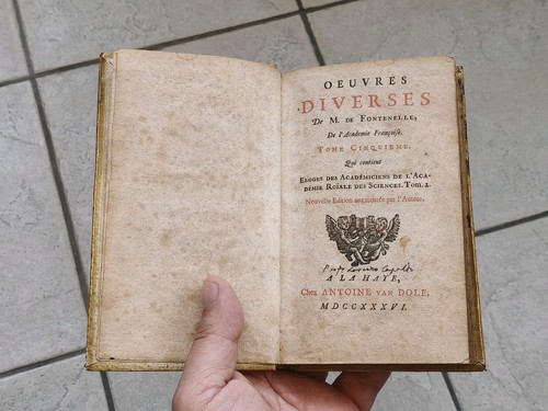 Libro antico 1736 oeuvres - libro,