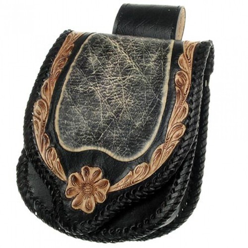 Borsa pelle con - borsa, in