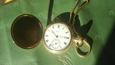 ELGIN 16S 7J VINTAGE OPEN POCKET WATCH 30MCR GOLD FILLED Grade  292 - YEAR 1929