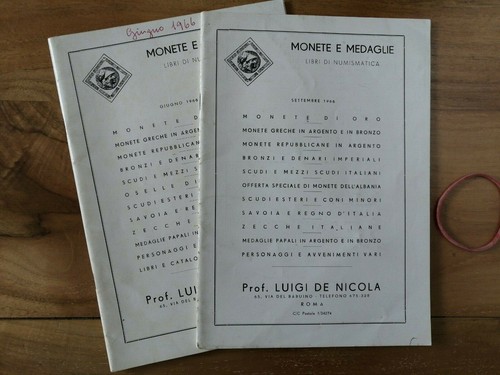 Lotto cataloghi monete e - -,