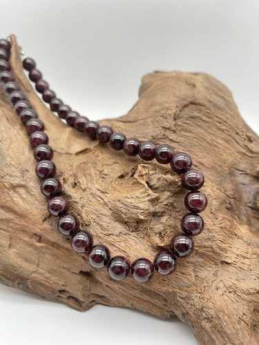 Collana con perline granato - perline,