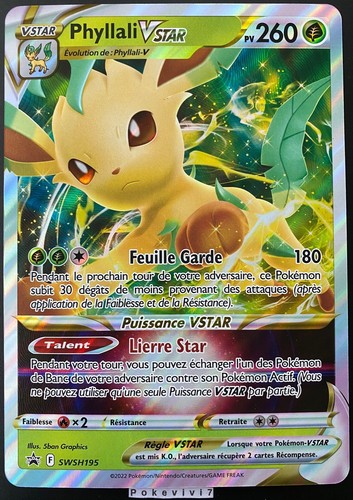 Carte pokemon phyllali vstar - carte,