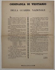 ORDINANZA DI VESTIARIO DELLA