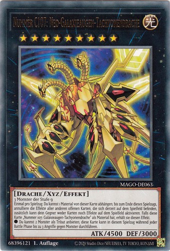 Numero c107 drago - yu-gi-oh,, c107: