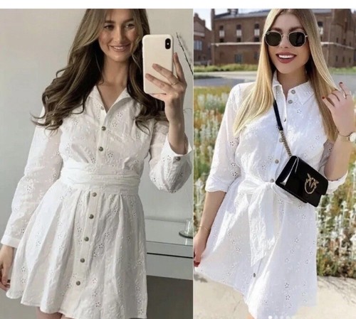 Zara abito bianco - bianco, ostrica