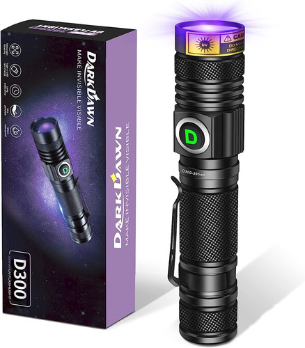 Torcia 395nm ricaricabile - uv,