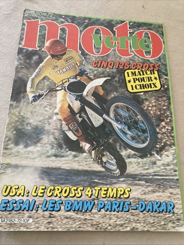 Moto verte 1980 125 - moto,
