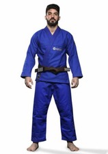 ATAMA CLASSIC BJJ KIMONO BLU/BIANCO PER BJJ BRASILIAN JIU JITSU NUOVO LIMITE
