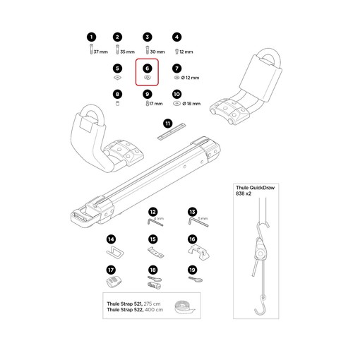 Disco dentato thule 1050 - disco,