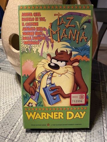Taz mania warner day vhs - day,