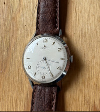 OROLOGIO ZENITH A CARICA MANUALE CON CINTURINO MARRONE