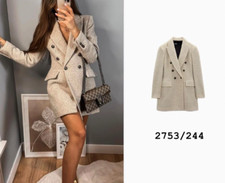 ZARA NEW WOMAN LONGLINE WOOL