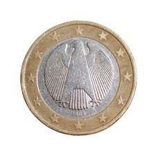 Moneta 1 Euro Commemorativa Germania 2002 – Aquila Araldica Tedesca