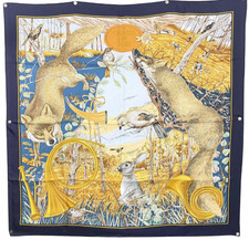 Sciarpa seta Hermes Carre 90