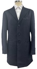 CAPPOTTO UOMO BLU SCURO LANA CASHMERE MADE IN ITALY 46 48 50 52 54 56 58 60 INV