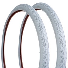 Set 2x Pneumatici Bici Grigio