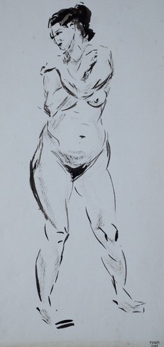 Nudo donna piedi dal - in,
