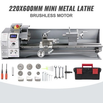 Tornio per metallo 220v mini - tornio,