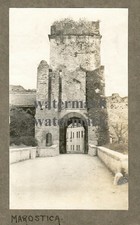 Bella fotografia amatoriale/originale,  Marostica Porta Breganzina 1900ca.