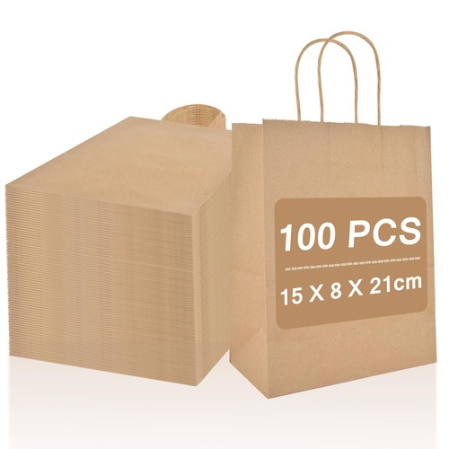 100 pezzi sacchetti carta - pezzi,