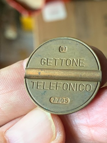 Gettone telefonico sigla - telefonico,