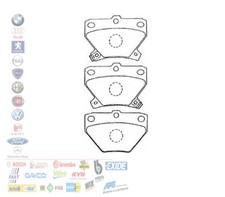 PASTIGLIE FRENO POSTERIORI PER