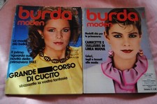 Burda Moden rivista annata 1983 con cartamodelli istruzioni in ITA Moda Vintage