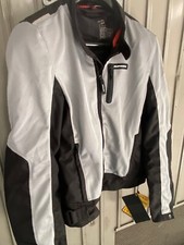 Giacca moto traforata estiva antivento spidi grigio nera XXL nuova mai usata
