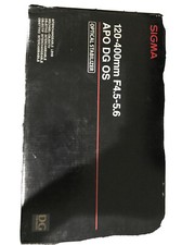 Sigma APO 120-400 mm f/4.5-5.6