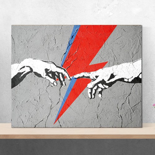 Quadro dipinto mano tela - quadro,