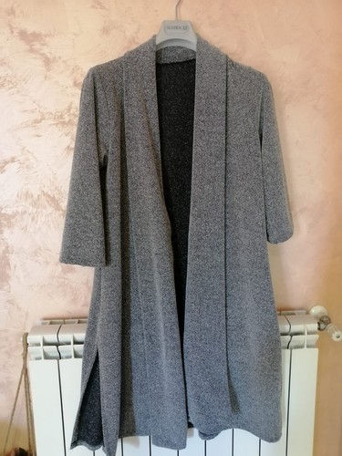 Casacca lunga donna grigia - casacca,