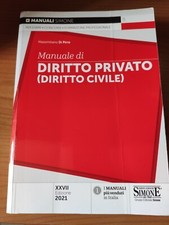 Manuale diritto privato diritto civile edizioni simone