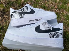 Nike " Itachi X Naruto " AF1 Custom (QUALSIASI TAGLIA) (SPEDIZIONE 3-4 SETTIMANE)