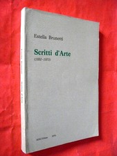 SCRITTI D'ARTE(1950-1970)ESTELLA BRUNETTI