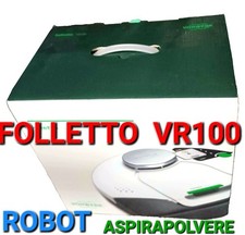 ROBOT FOLLETTO VR100 Aspirapolvere Vorwerk Spazzole BASE x Carica Batteria