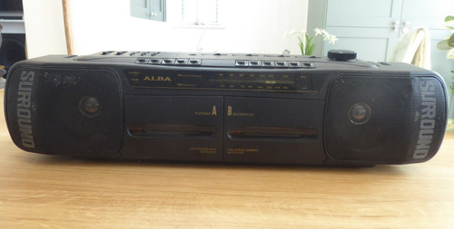 Boombox portatile vintage alba - boombox,