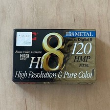 Videocassetta JVC Hi8 8 mm 120