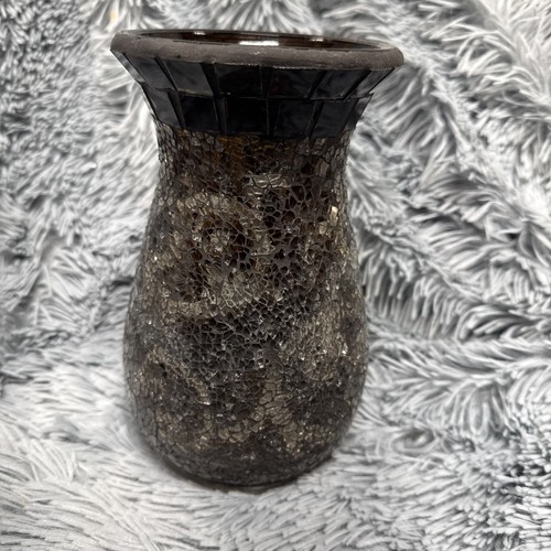 Vaso vetro marrone - in,