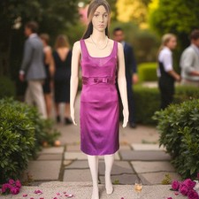 Abito Tubino Prugna Raso