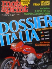 Motosprint 37 1982 Dossier Made in Italy - Test Yamaha XJ 650 Turbo  [SC.31]