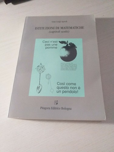 Istituzioni matematiche - istituzioni,