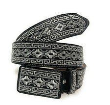 Cinto charro bordado hilo - cinto,
