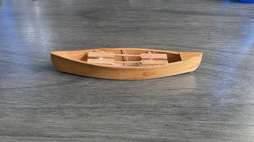 Modellino canoa legno - modellino, in
