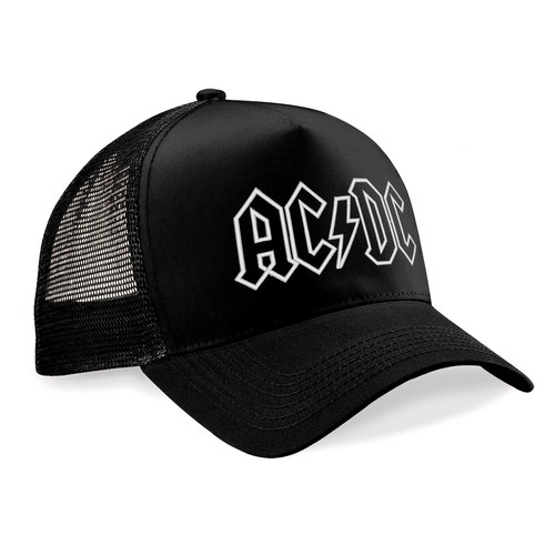Cappello camionista nero dc - nero, ac/dc