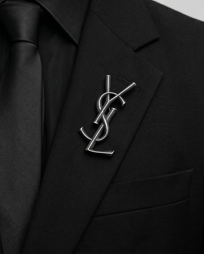 Spilla originale ysl logo - spilla,