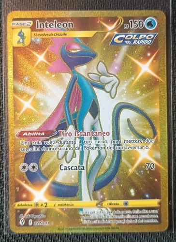 Inteleon shiny gold evoluzioni - inteleon,