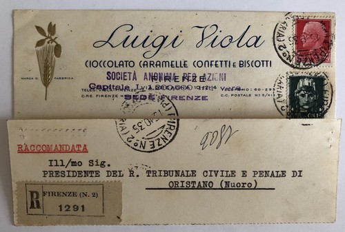 Cartolina pubblicitaria luigi - cartolina,